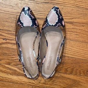 Madewell, Size 8, Slingback flats